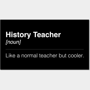 History Teacher Posters and Art